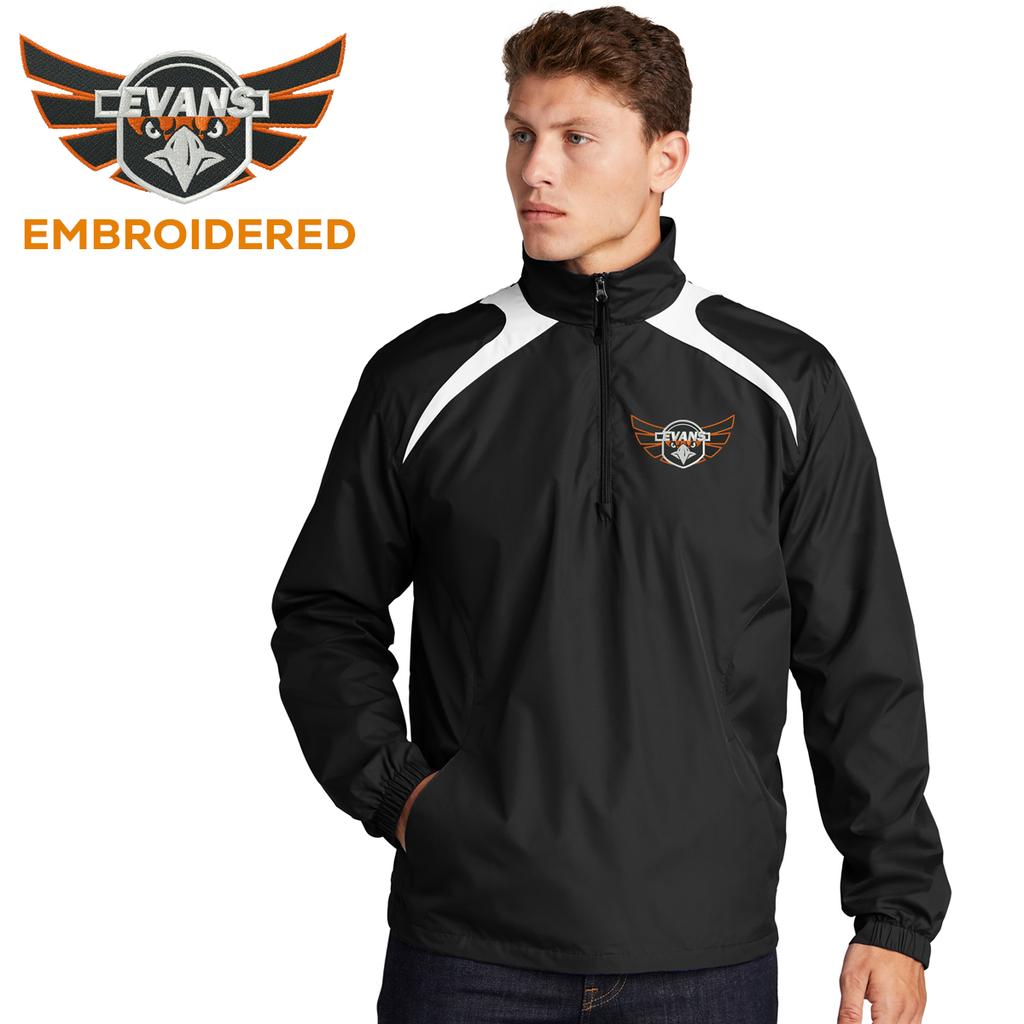 EJH25 - Evans Jr. High Spring 2025 - EMB - 1/2-Zip Windshirt