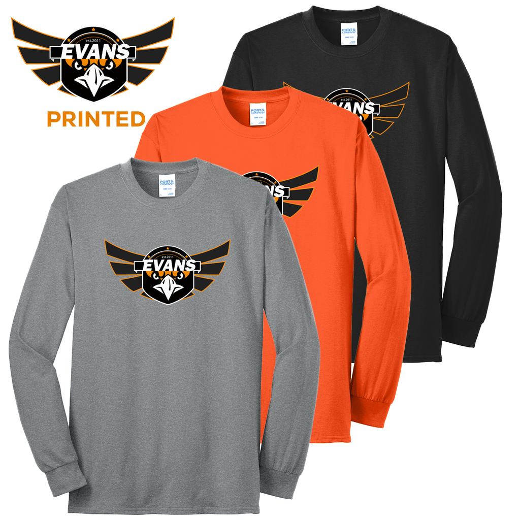 EJH25 - Evans Jr. High Spring 2025 - Long Sleeve Tee - Eagle Design