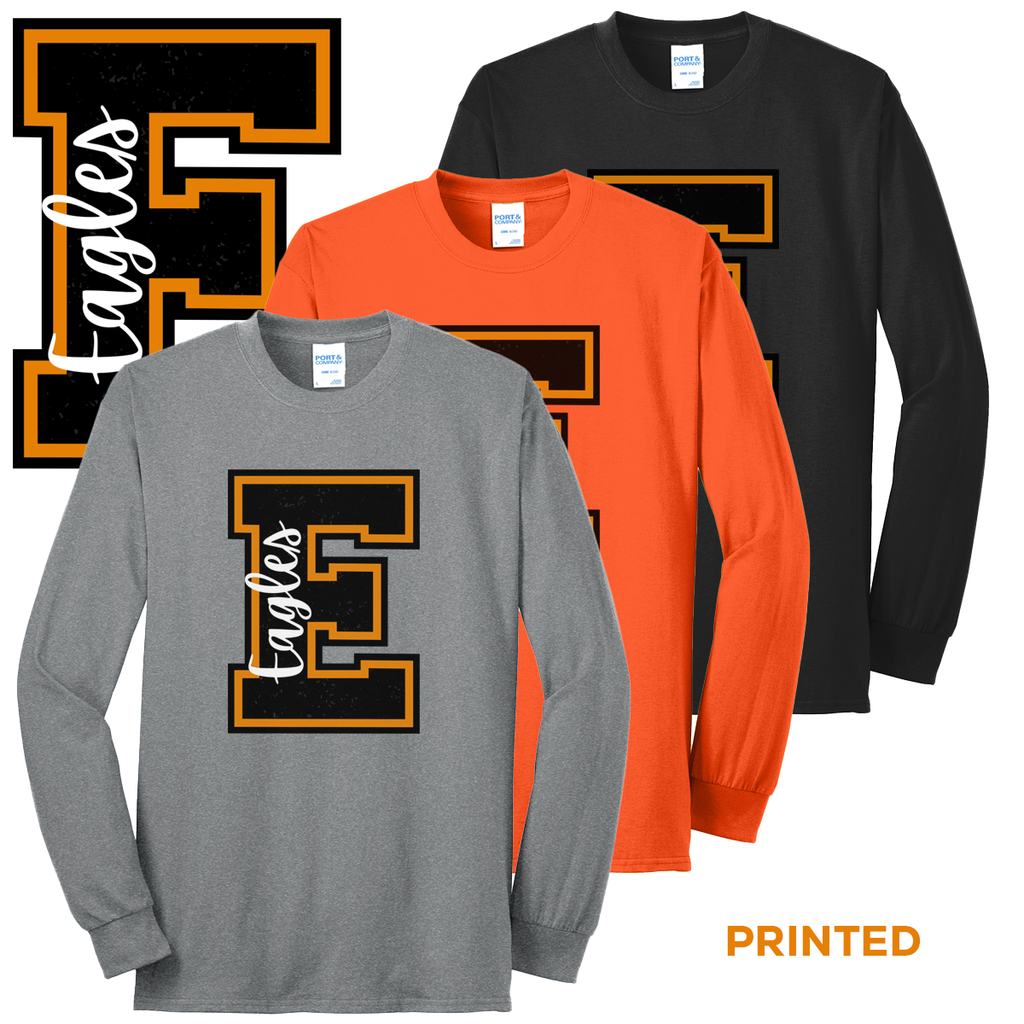 EJH25 - Evans Jr. High Spring 2025 - Long Sleeve Tee - E Design