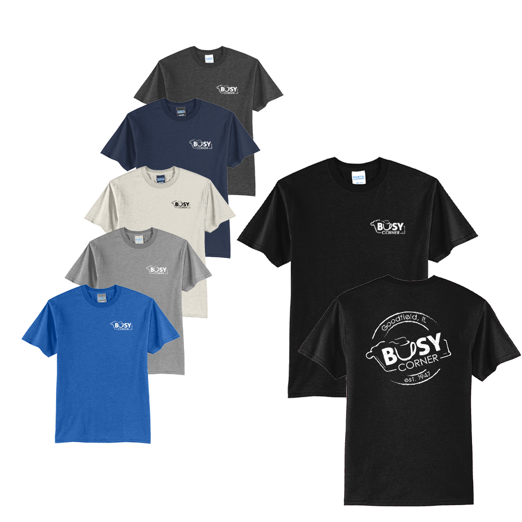 Busy Corner - Short Sleeve Cotton Blend Tees