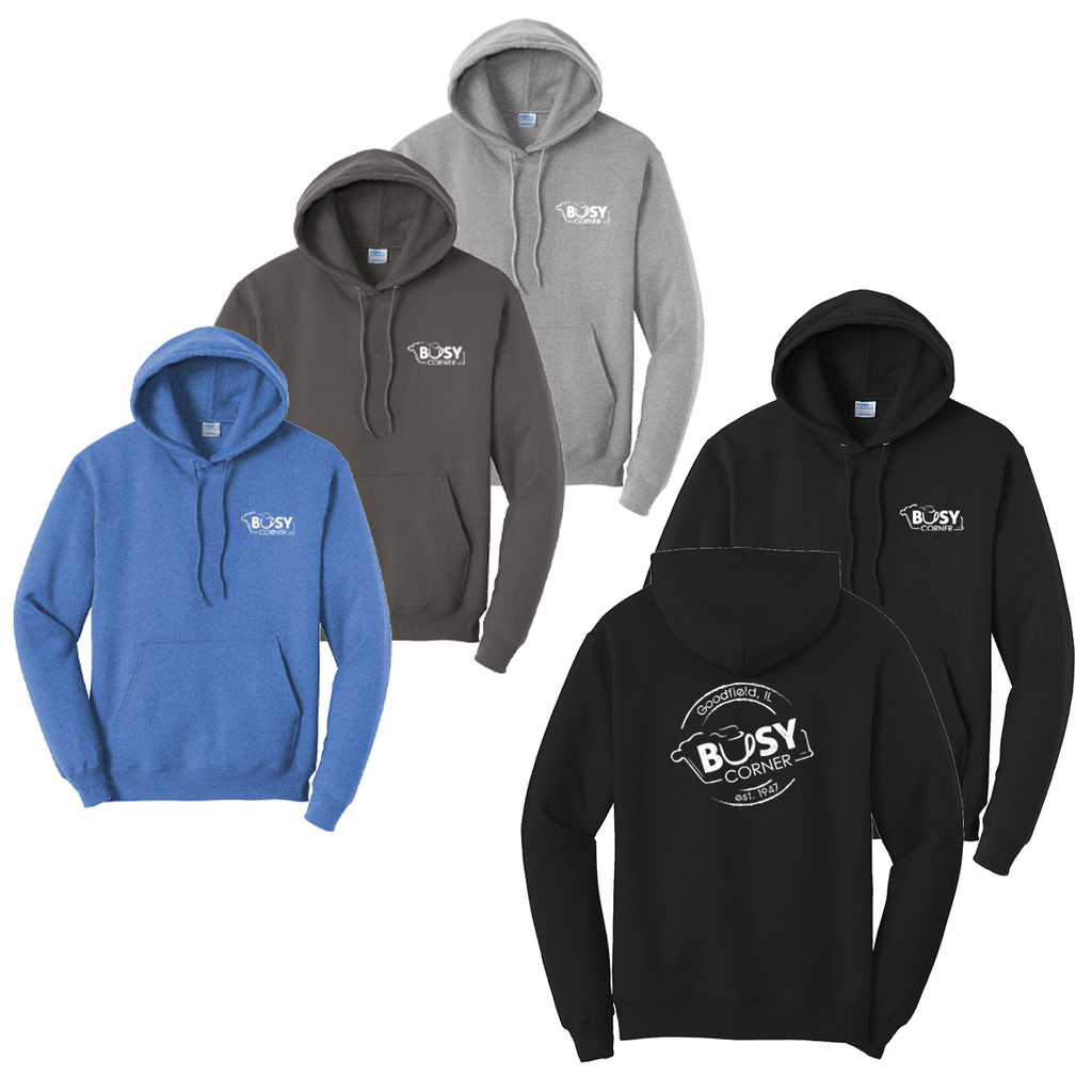 Busy Corner - Fleece Pullover Hoodie