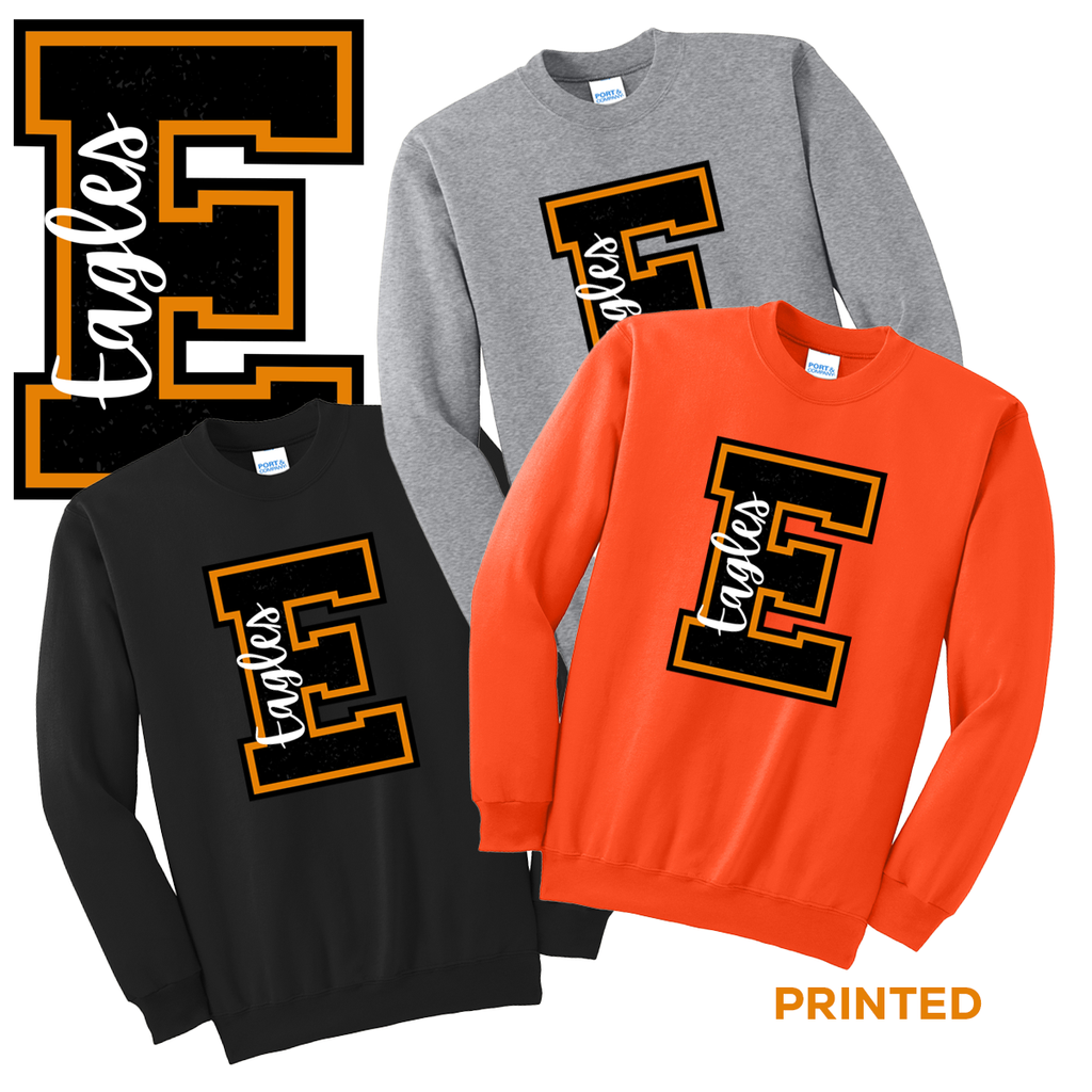 EJH25 - Evans Jr. High Spring 2025 - Crewneck Sweatshirt - E Design