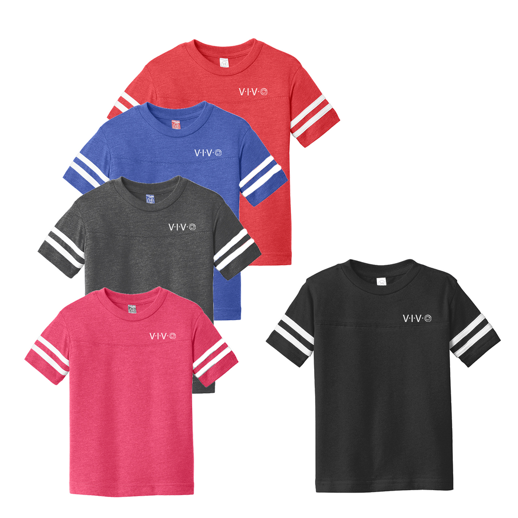 VIVO - Vivo Apparel - Toddler Football Fine Jersey Tee