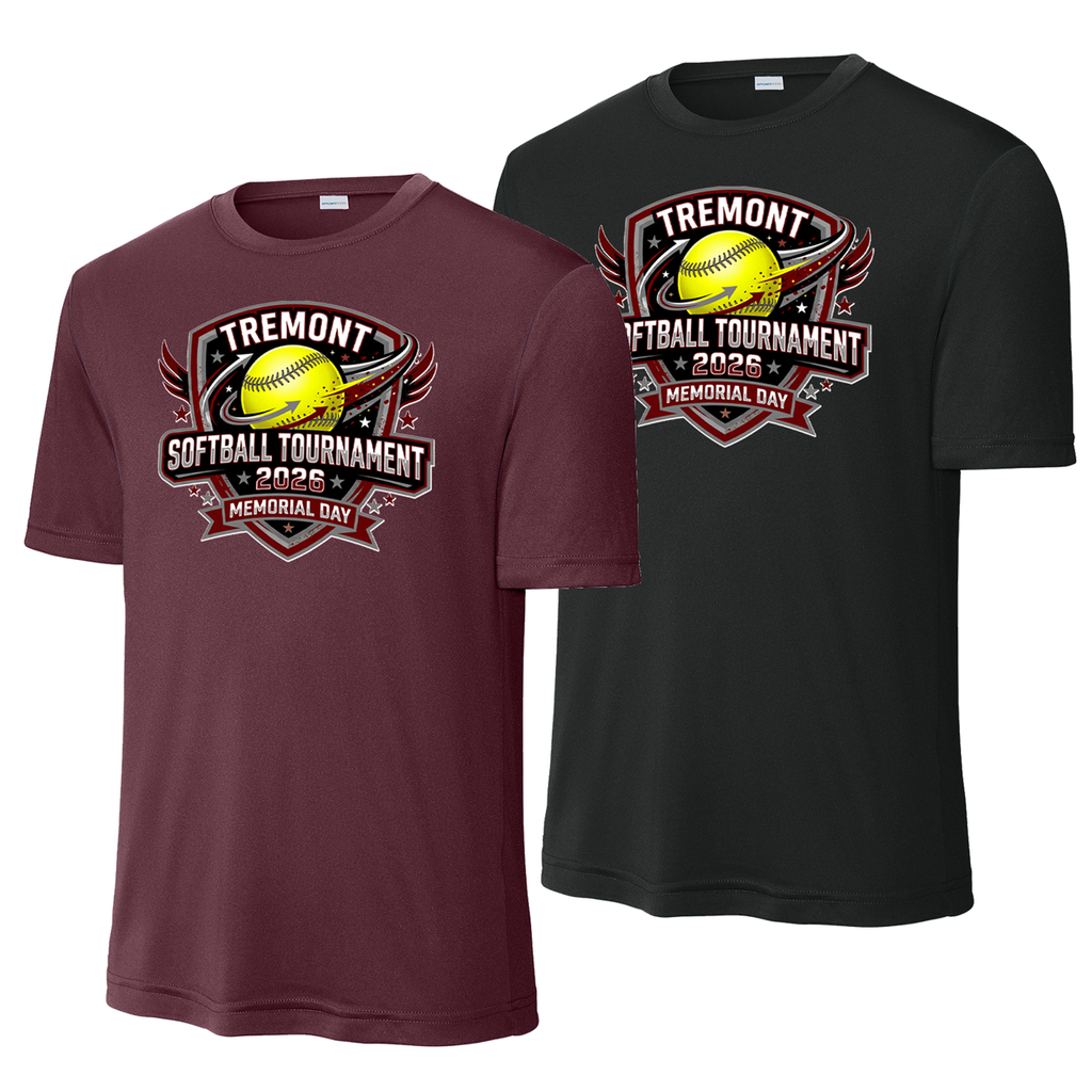 TMSB26 - Memorial Softball - Wicking T-Shirt