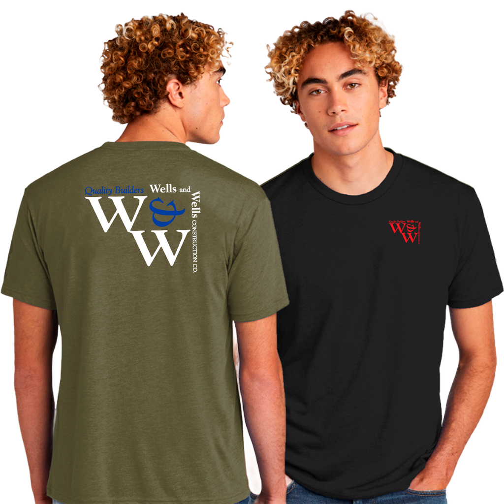 WWC24 - Wells and Wells Construction - Super Soft Tri Blend Tee
