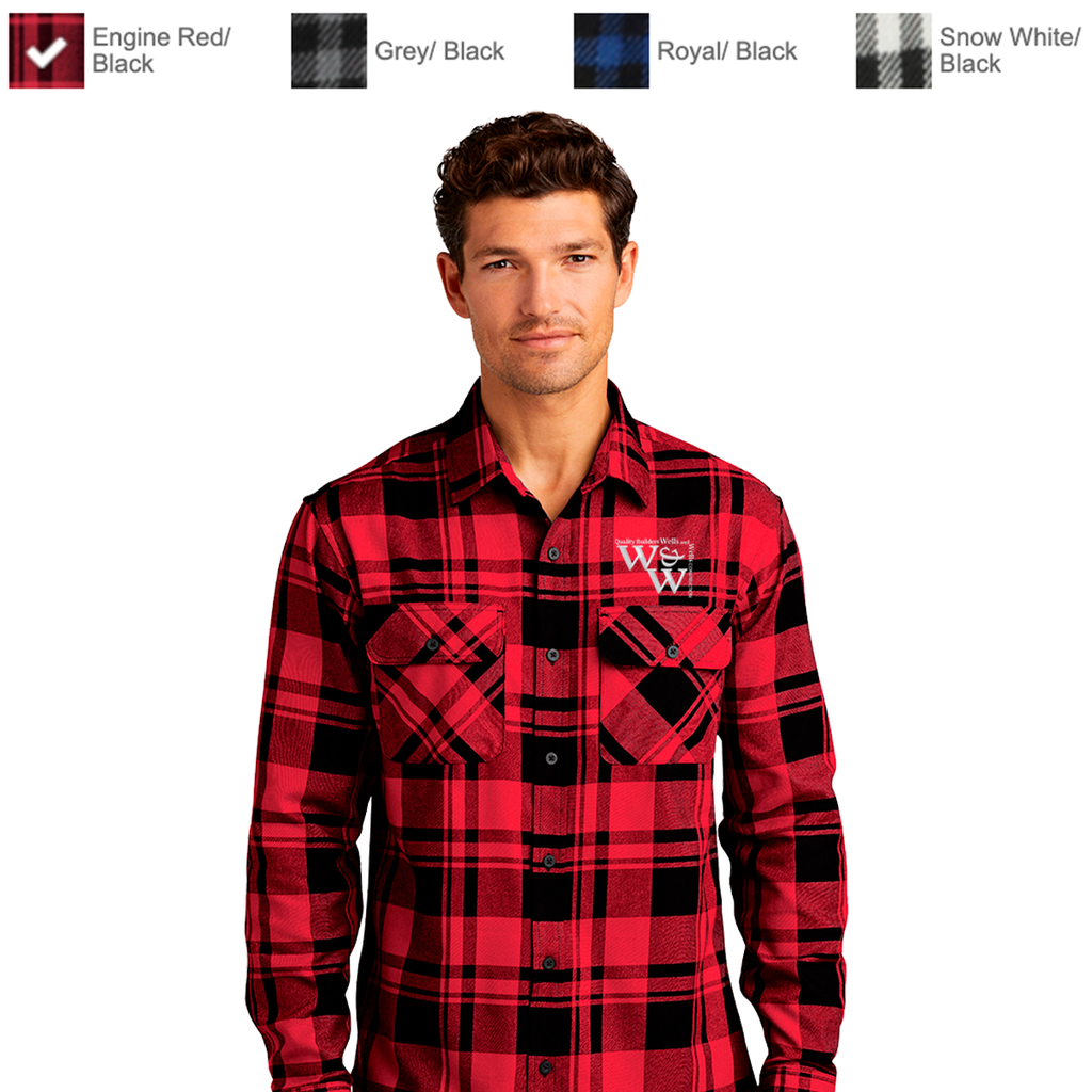 WWC23 - EMB - Plaid Flannel Shirt