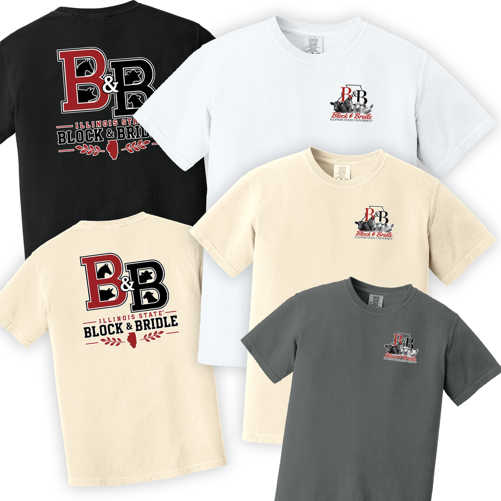 ISUAG26 - Block & Bridle - Comfort Colors® Heavyweight Ring Spun Tee