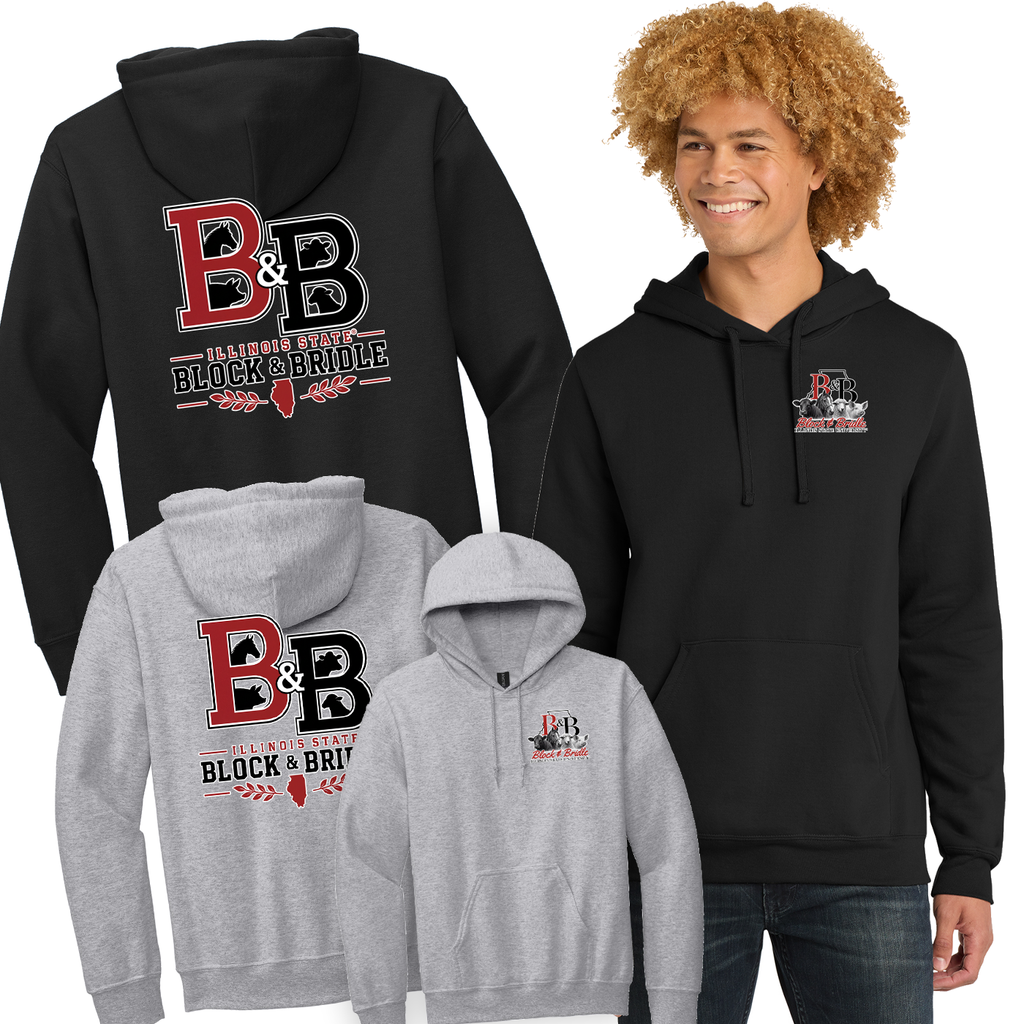 ISUAG26 - Block & Bridle - Hooded Sweatshirt
