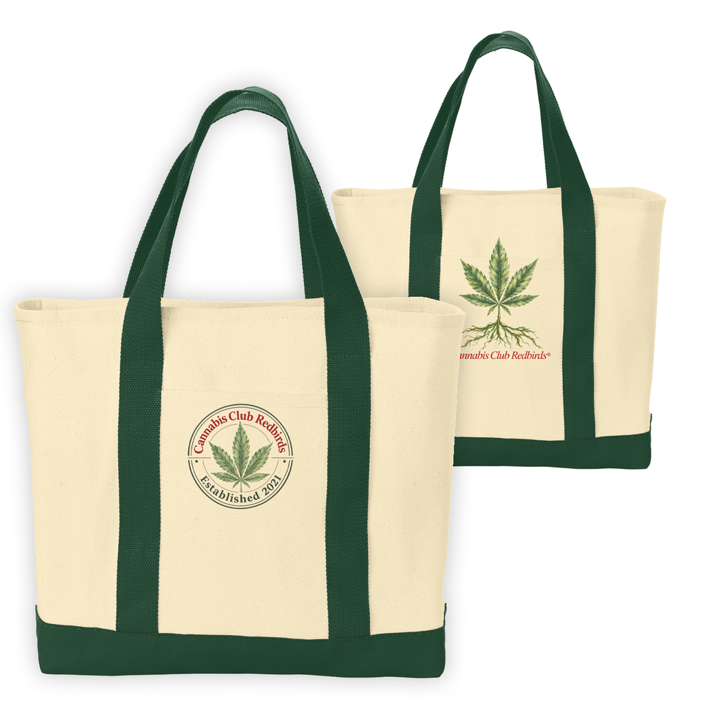 ISUAG26 - Cannabis Club - Ideal Twill Two-Tone Shopping Tote