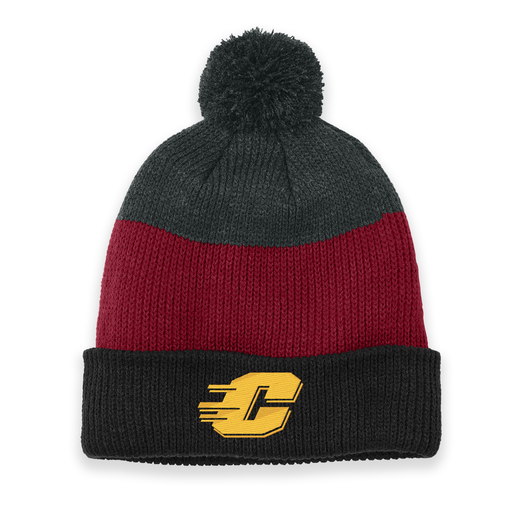 CTF26 - Clinton Track & Field - Port Authority® Cozy Striped Pom Beanie