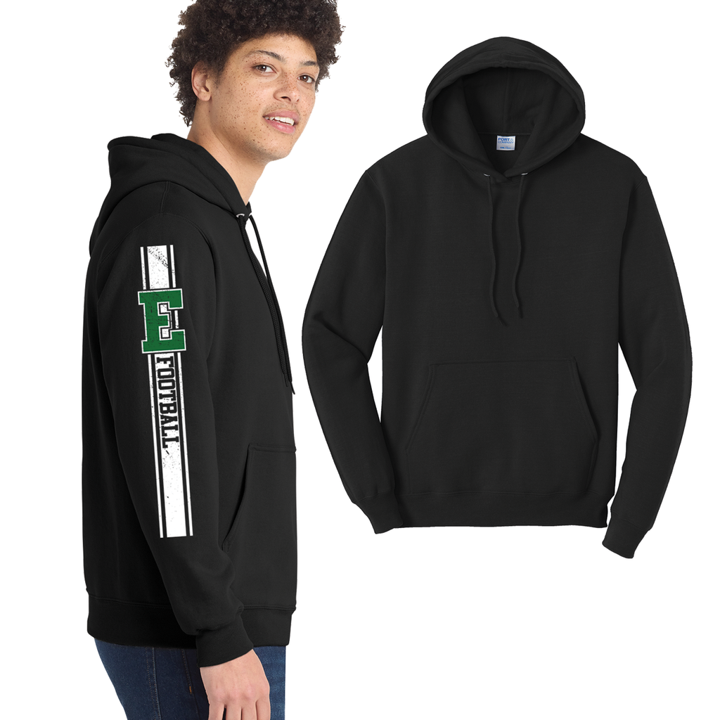 EJFL25 - Eureka JFL 2025 - Fleece Hooded Sweatshirt - Sleeve Print