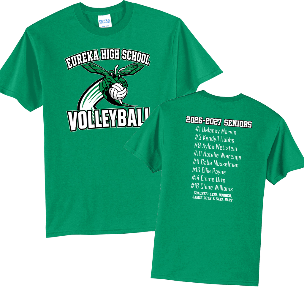 EHSVB26 - Eureka HS Volleyball - T-Shirt