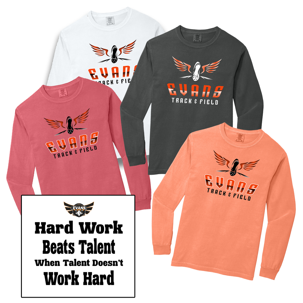 ETF26 - Evans Track & Field - Comfort Colors Longsleeve