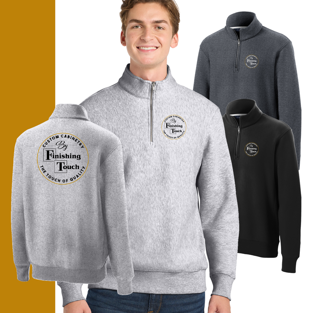 FTCN26 - Finishing Touch Cabinetry - Super Heavyweight 1/4-Zip Pullover Sweatshirt