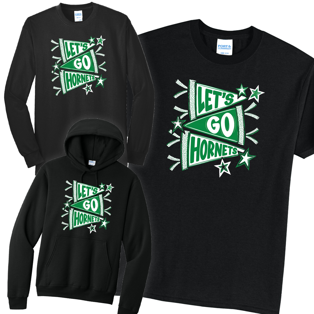 EGBB26 - EHS Girls Basketball - Eureka Flag Print Black Apparel