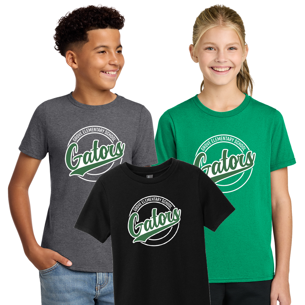 GGS26F - Grove Elementary - Youth T-Shirt -Circle Print
