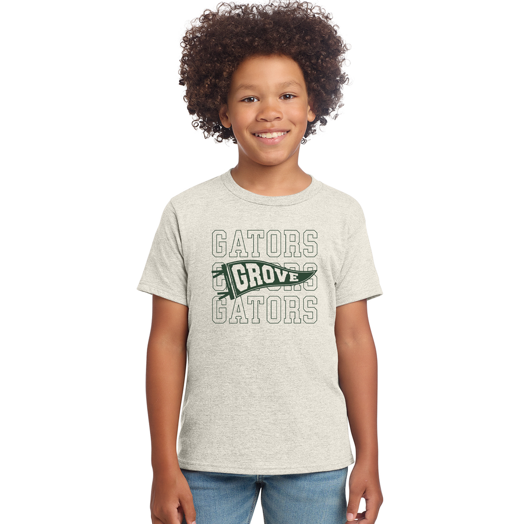 GGS26F - Grove Elementary - Youth T-Shirt - Gator Flag Print