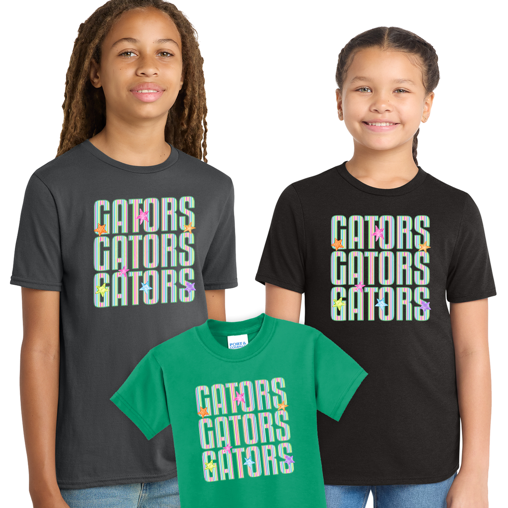 GGS26F - Grove Elementary - Youth T-Shirt - Grove Stars Print