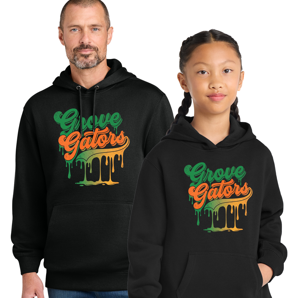 GGS26F - Grove Elementary - HOODIE Grove Gators Drip