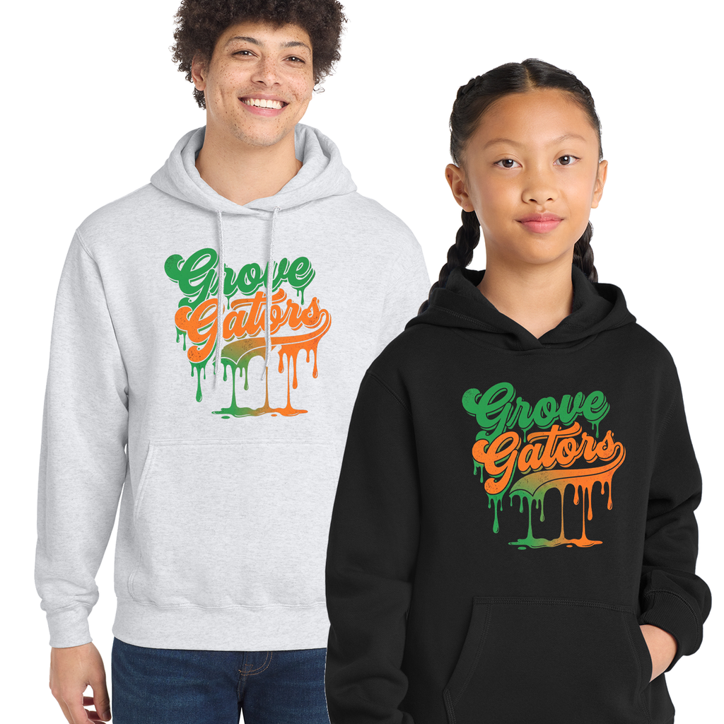 GGS26F - Grove Elementary - HOODIE Grove Gators Drip