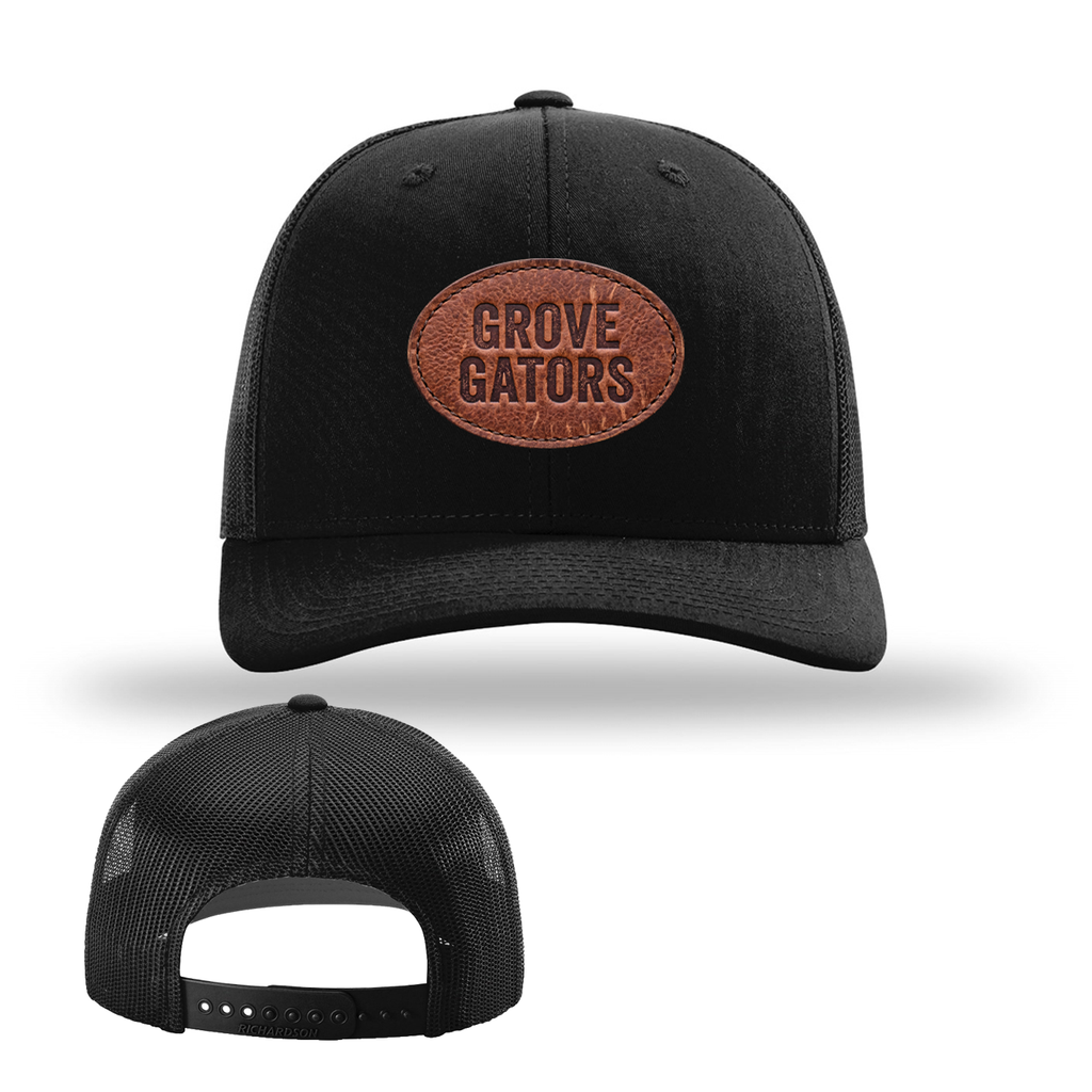 GGS26F - Grove Elementary - Adult Snap Back Cap - Faux Patch