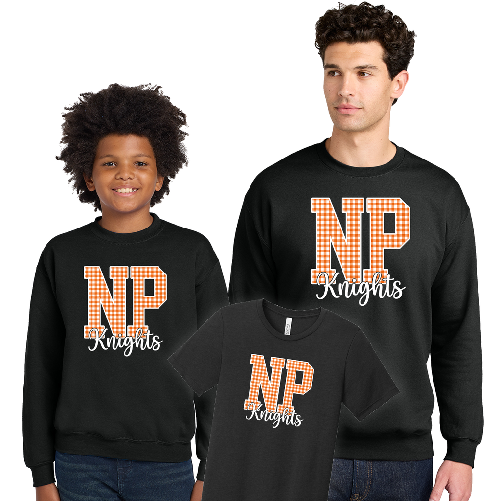 NPEYF26 - NP Elementary - Plaid Print Black Apparel