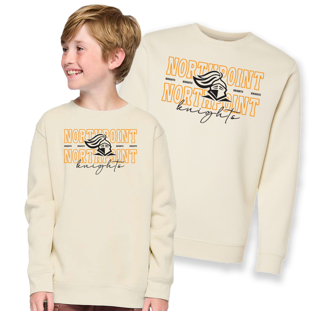 NP26 - Northpoint - LAT Crew Neck Sweatshirt - NP Stacked