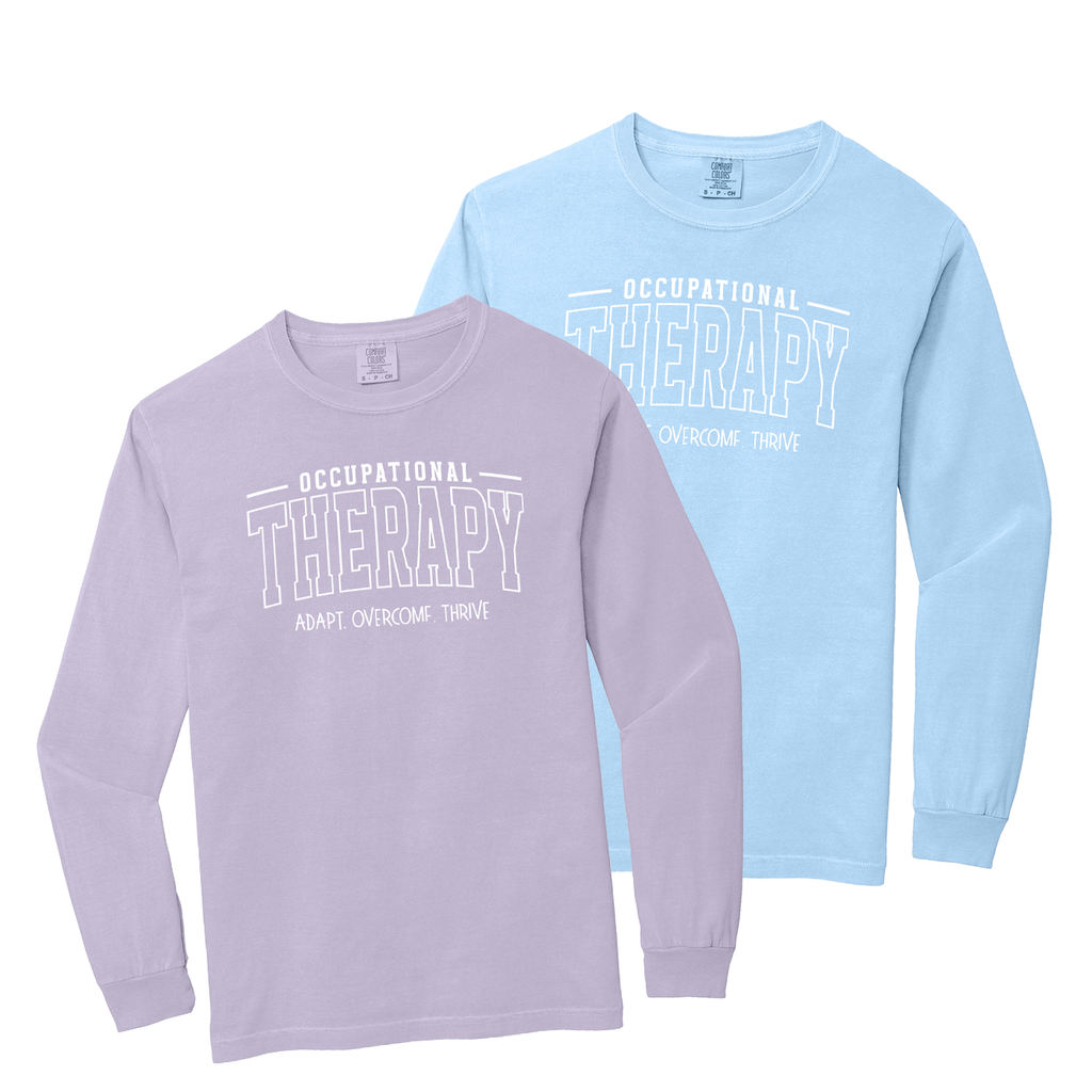 ICCOTA26 - Occupational Therapy - Comfort Colors Long-Sleeve - Line Art