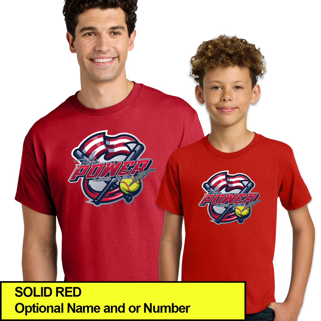 PPW25 - Pekin Power Web Portal - Short Sleeve Tee - Red