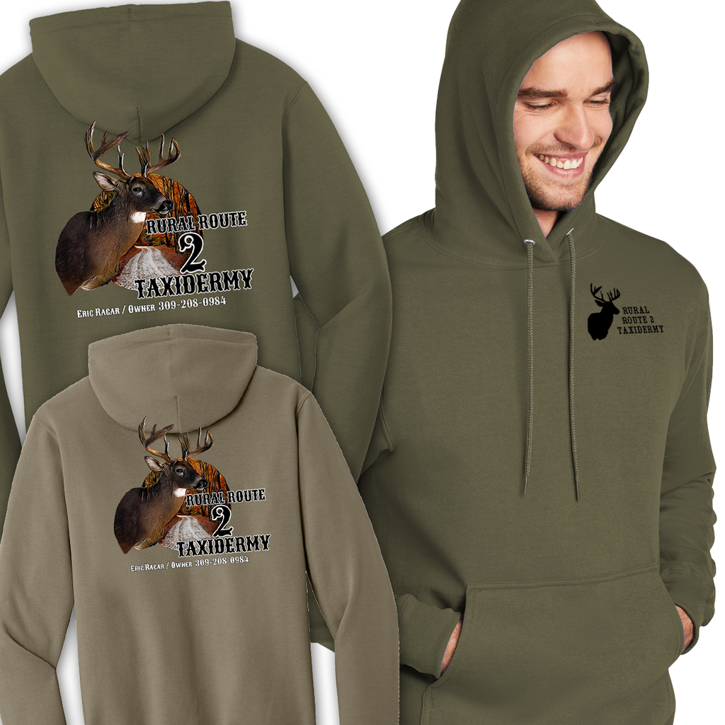 RRTAX - Rural Route Taxidermy - Core Cotton Hoodie