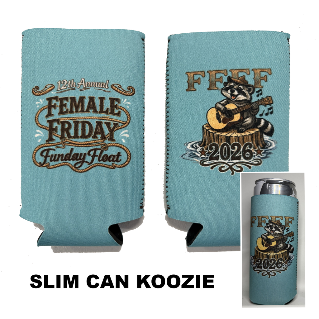 FFFF26 - SLIM Can Koozie