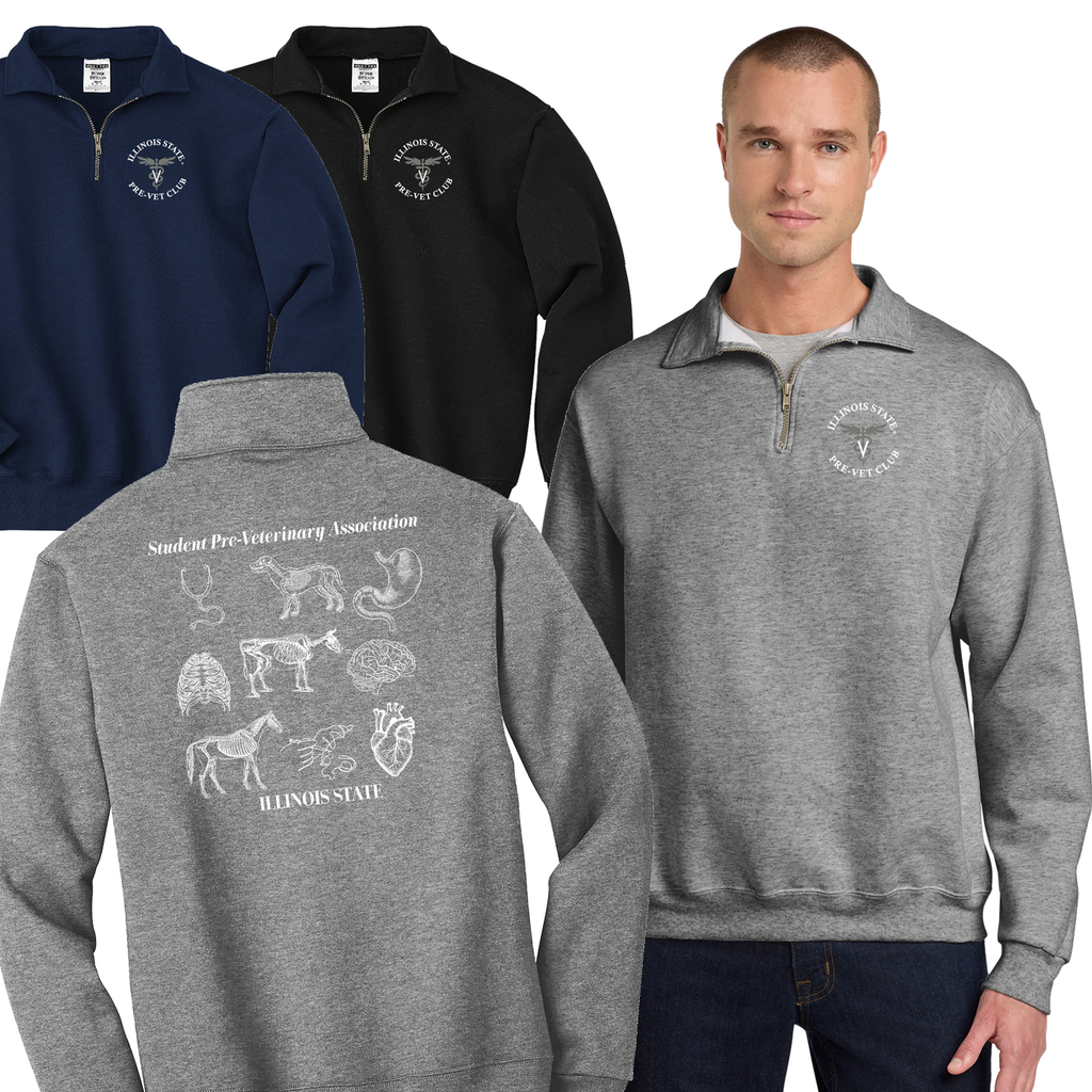 ISUAG26 - SPVA - Jerzees® Super Sweats® NuBlend® 1/4-Zip Sweatshirt with Cadet Collar