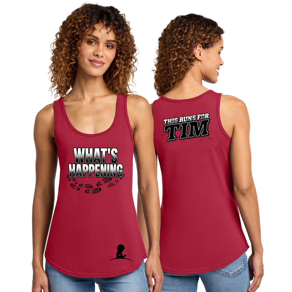 STROTP26 - This Runs For Tim - Ladies Tank Top