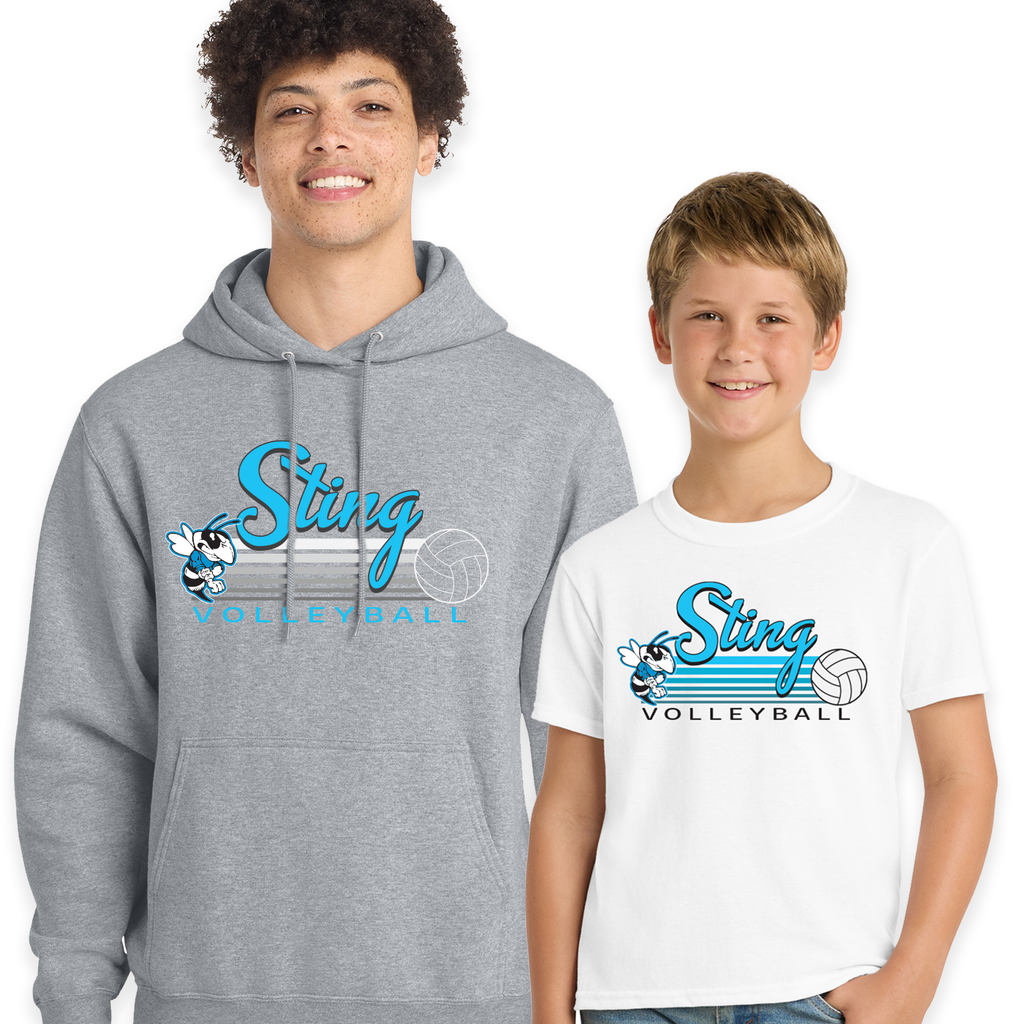 SVB26 - Sting Volleyball - Stripe Print