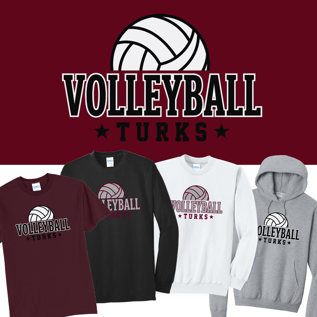 THSV26 - Tremont Turks Volleyball - BALL Print Apparel