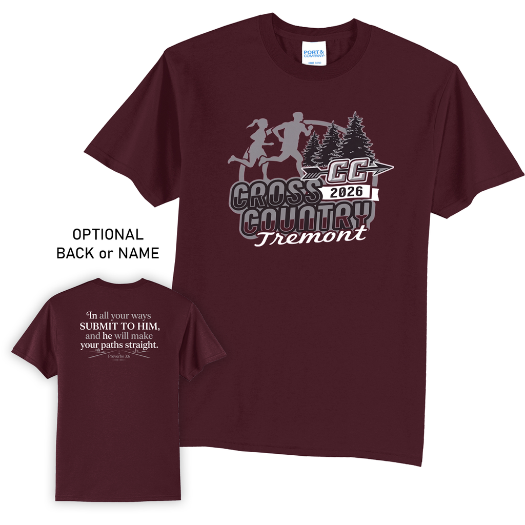 THSXC26 - Tremont HS XC - 50/50 Blend T-Shirt