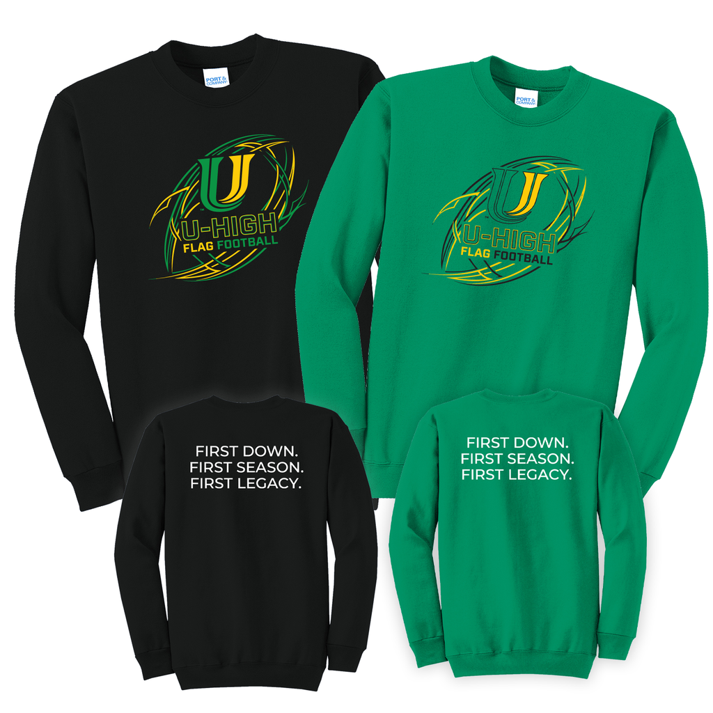UHFGFB26 - U-High Flag Football - Crew Fleece