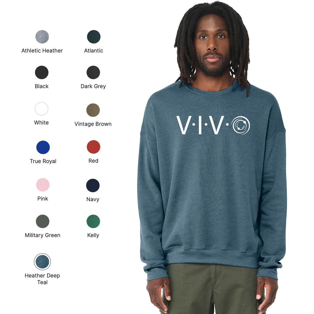VIVO - BELLA+CANVAS® Unisex Sponge Fleece Drop Shoulder Sweatshirt