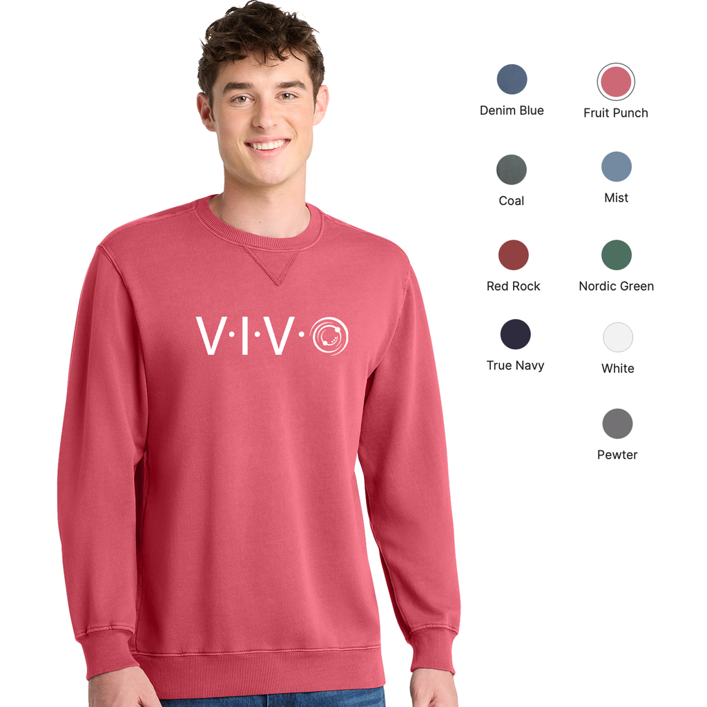 VIVO - Beach Wash Garment-Dyed Crewneck Sweatshirt