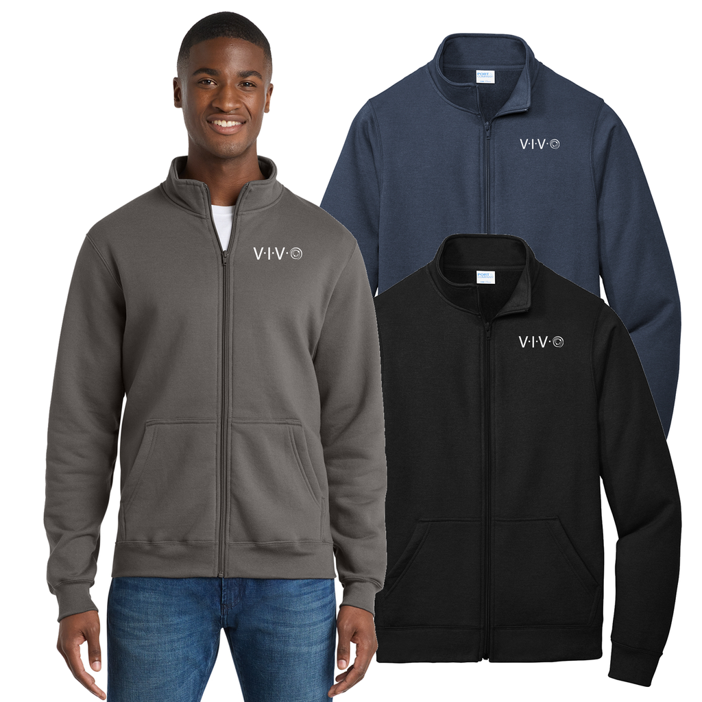 VIVO - Core Fleece Cadet Full-Zip Sweatshirt
