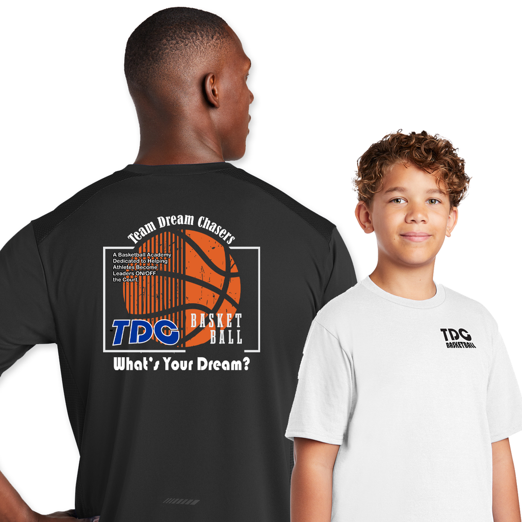 TDCB25 - Team Dream Chasers Basketball - Wicking Short Sleeve Tee