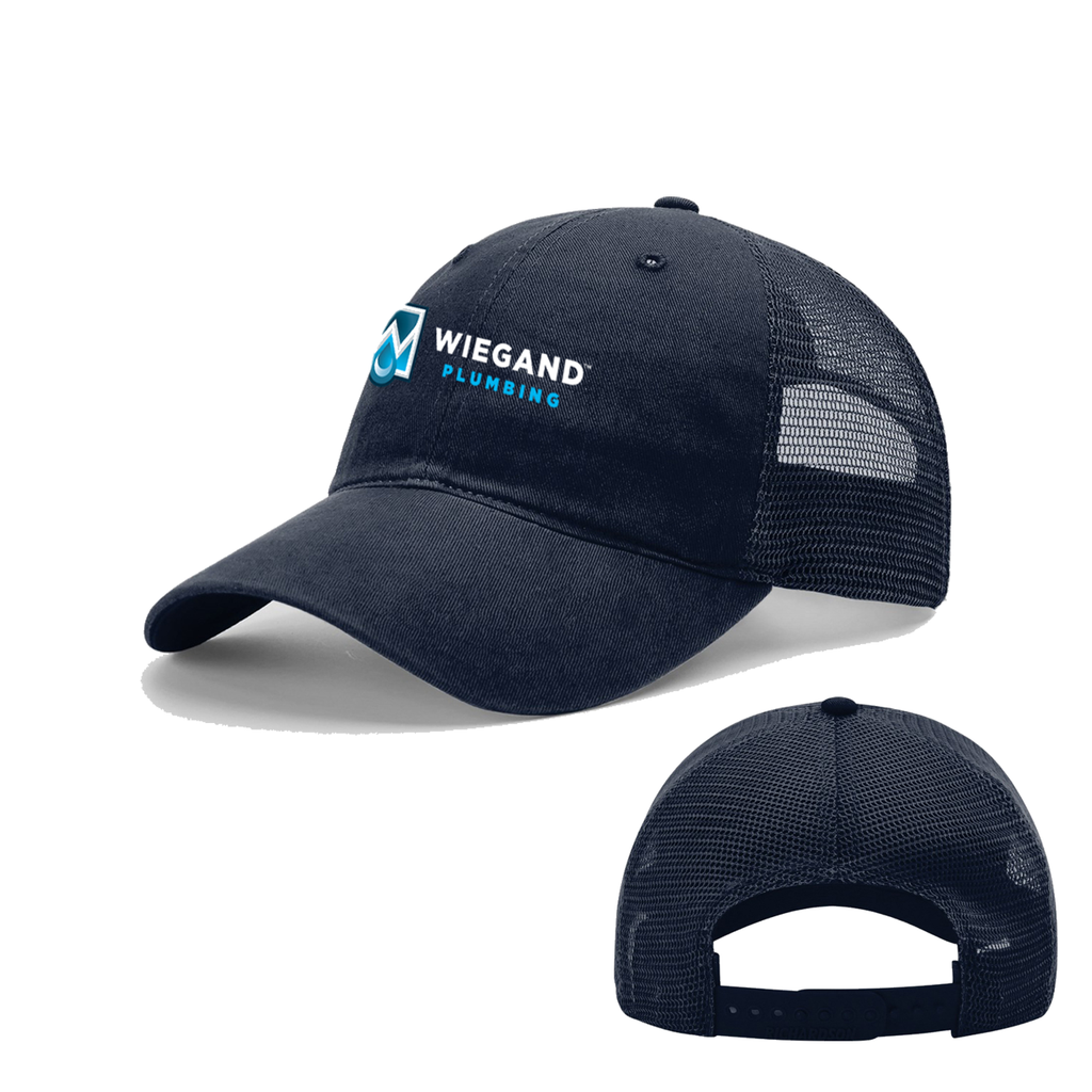 WGPBNG - Wiegand Plumbing - Richardson Garment Washed Trucker - EMB