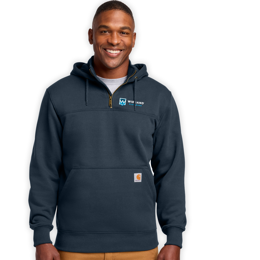 WGPBNG - Wiegand Plumbing - Carhartt® Rain Defender® Paxton Heavyweight Hooded Zip Mock Sweatshirt