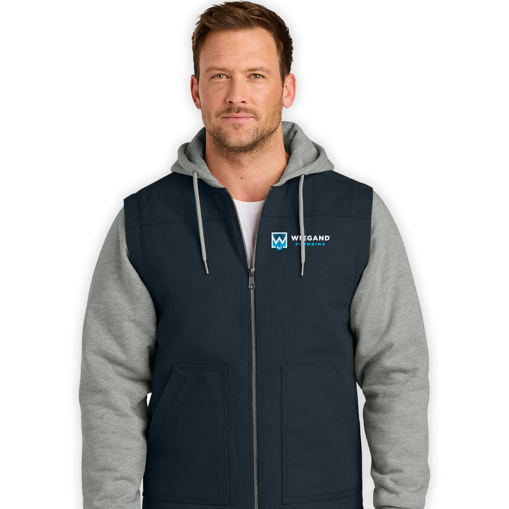WGPBNG - Wiegand Plumbing - CornerStone® Duck Fleece Full-Zip Hooded Jacket