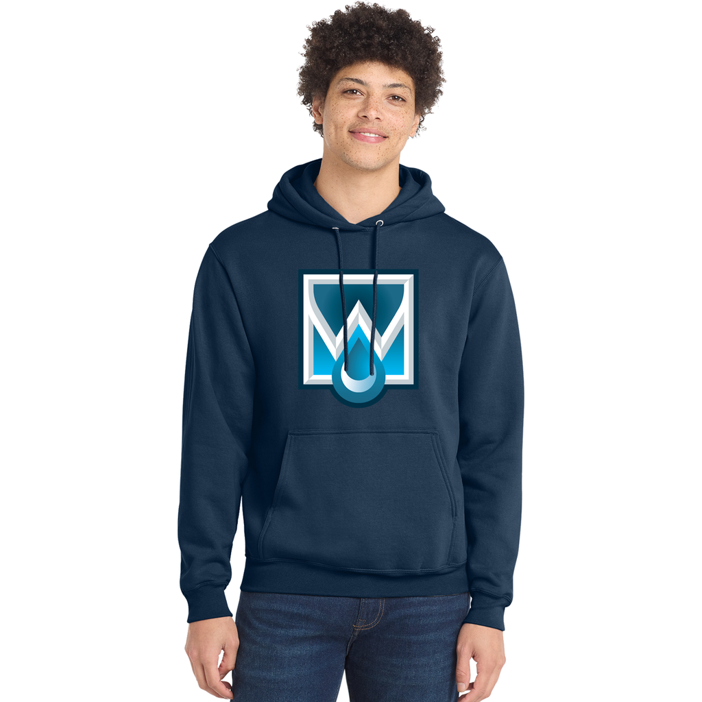 WGPBNG - Wiegand Plumbing - Navy Heather Hoodie