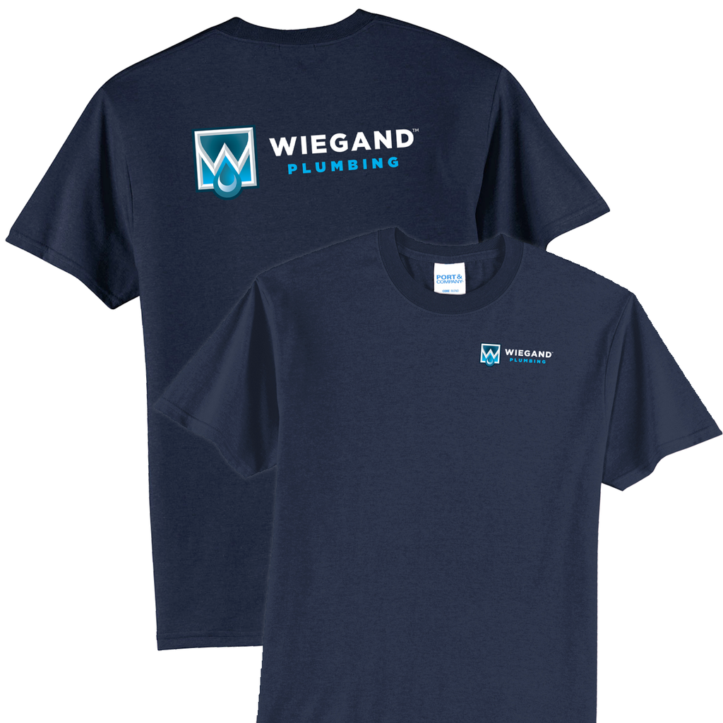 WGPBNG - Wiegand Plumbing - Navy T-Shirt
