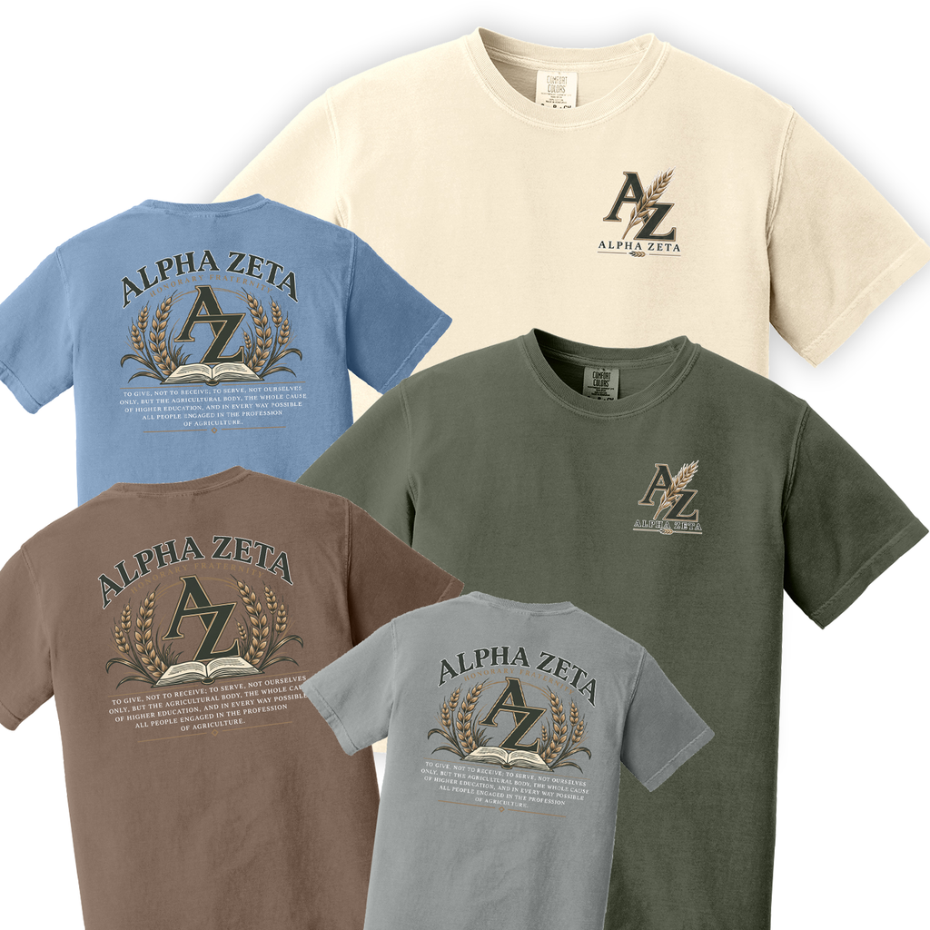 ISUAG26 - Alpha Zeta Fraternity - Comfort Colors® Heavyweight Ring Spun Tee
