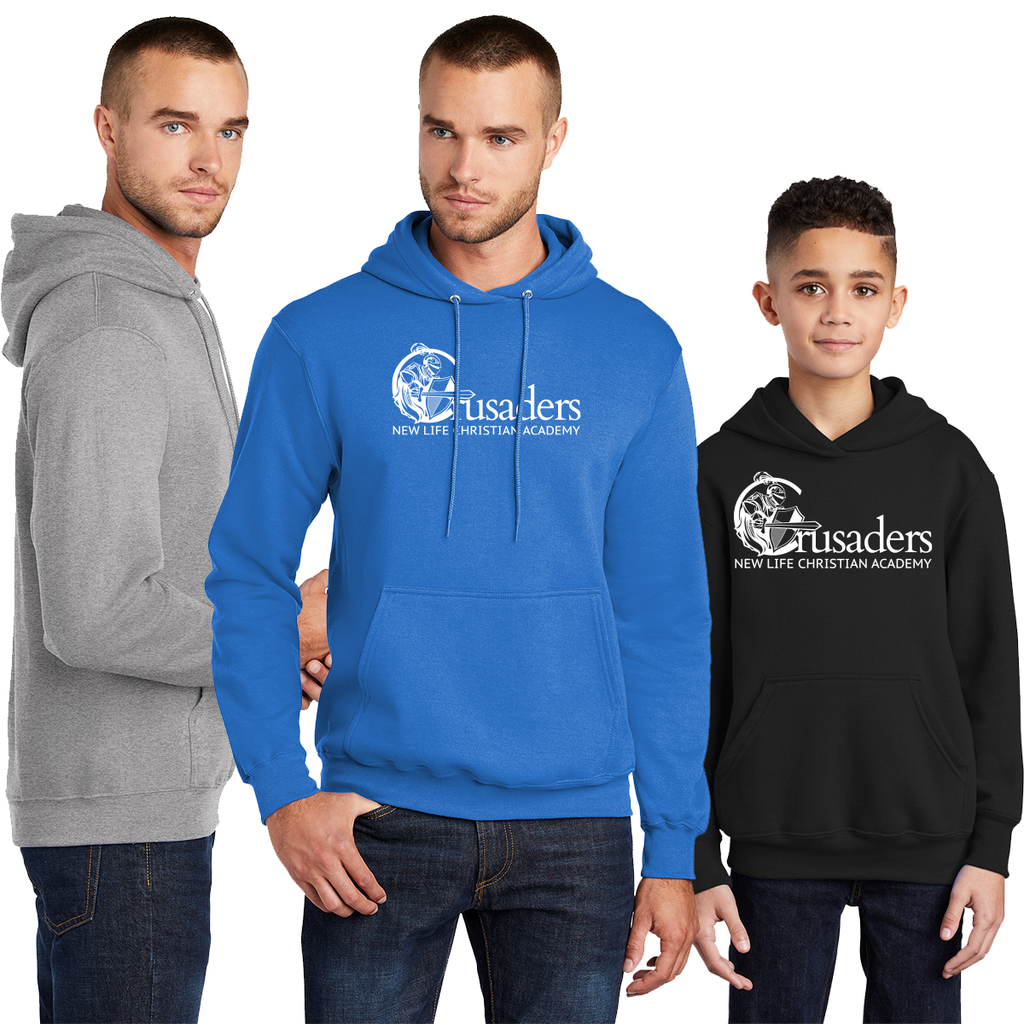 Crusaders24 - Essential Fleece Pullover Hooded Sweatshirt