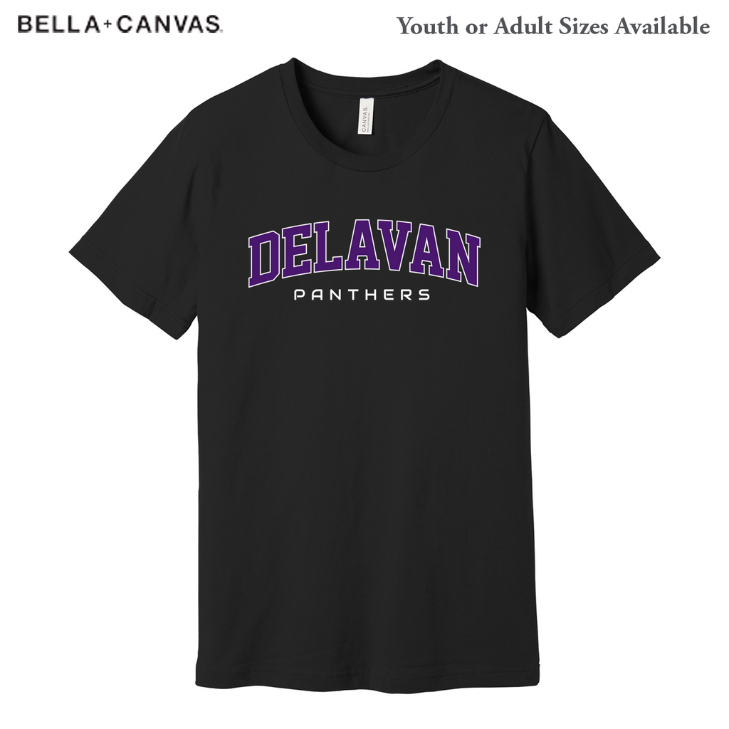 DELPTO22 - Delavan PTO - 'Delavan' Print Super Soft Short Sleeve Tee