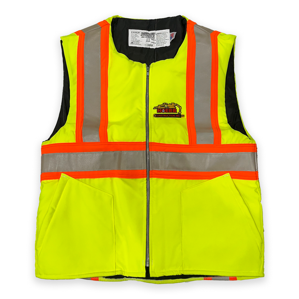 HC22 - EMB - Hoerr Construction - Safety Pocketed Vest